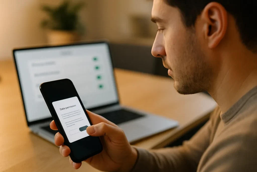 Privacy and Ethical Design in AI UI